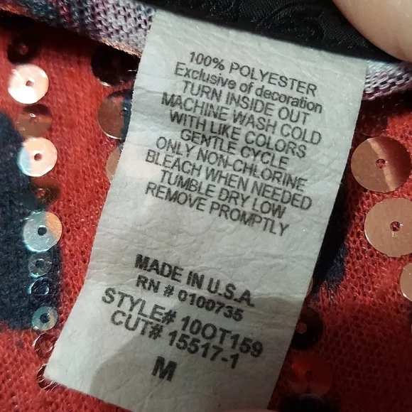 Daytrip Cold Shoulder Blouse Size M - Picture 4 of 4